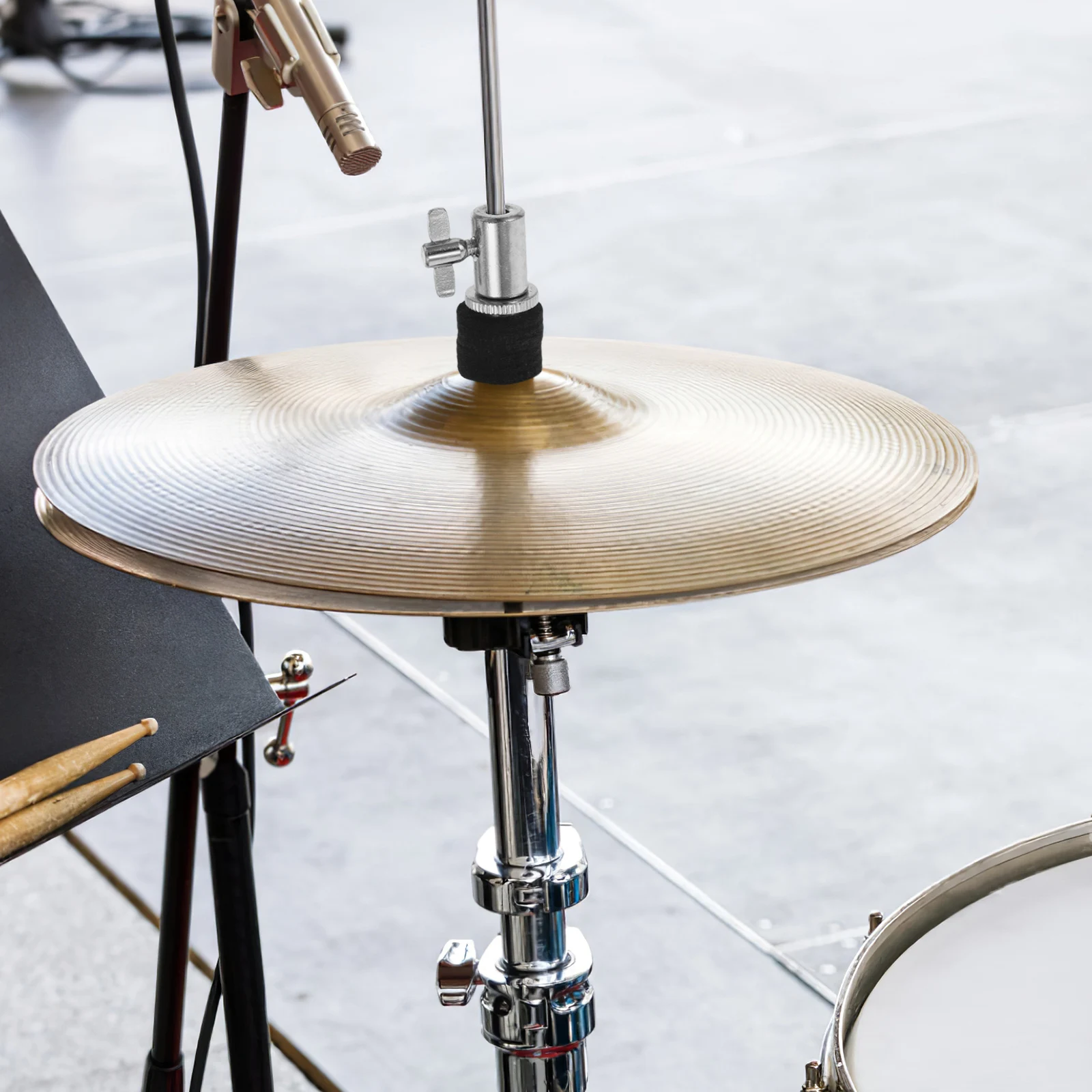 

HiHat Clutch Accessories Durable Metal Support Shaft Compact Key Holder Adjustable Sensitivity Suitable Various Drum Sets Easy