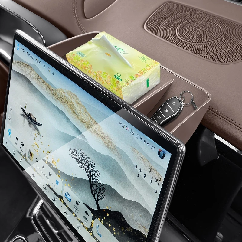 

Ящик для хранения приборной панели BYD Han DM-i/EV, принадлежности для салона автомобиля, модифицированный ящик для хранения экрана