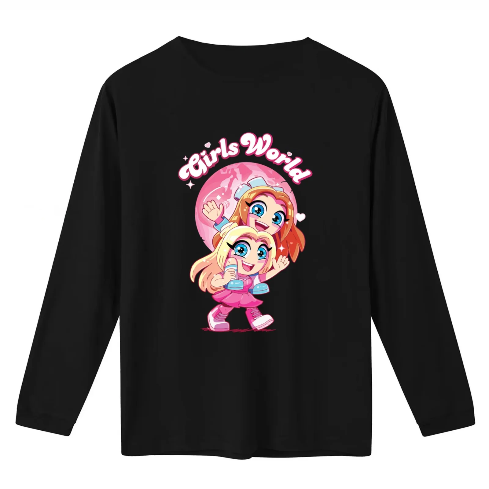 Mackenzie Turner Girls World T-Shirt Summer Casual Cotton Tee Oversized Streetwear Tops Vintage Graphic Print 100% Cotton