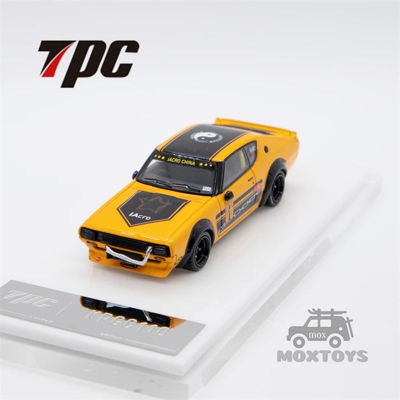 

TPC 1:64 LBWK Nissan KPGC110 #26 Yellow limited999 Diecast Model Car