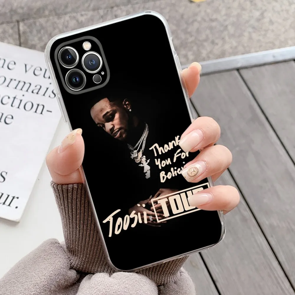 Rapper Toosii Phone Case Silicone Soft for iphone 15 14 13 12 11 Pro Mini XS MAX 8 7 6 Plus X XS XR Cover