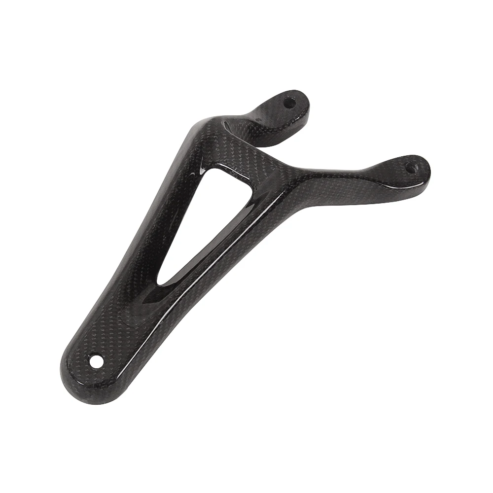 Für KAWASAKI ZX10R ZX-10R 2021 2022 2023 Carbon Fiber Auspuff Halter Halterung Aufhänger Motorrad Modifikation
