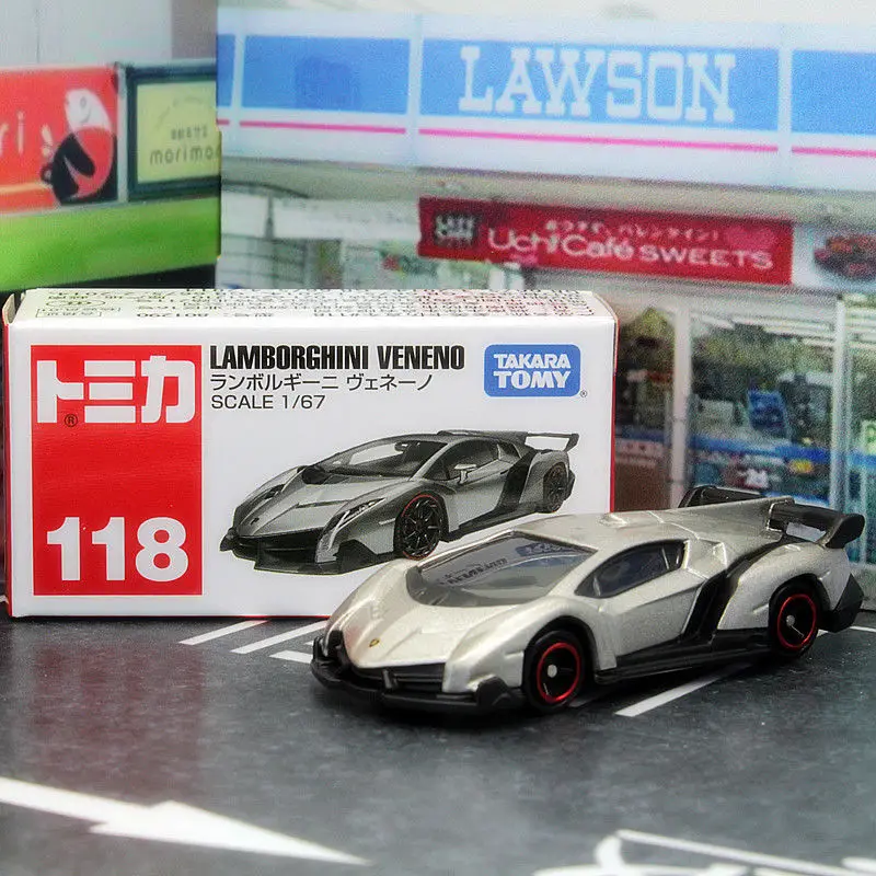 

TAKARA Tomy Tomica No.118 Lamborghini Vu~eneno 1 : 67 Alloy car Diecast Model Replica Series Children Gifts Boy Toys