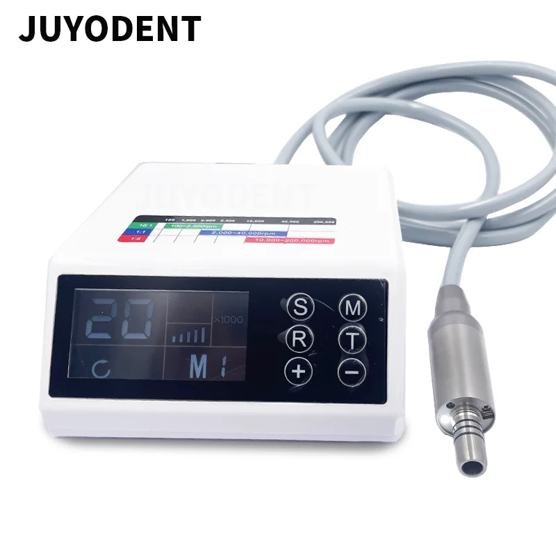 Dental Electric Clinical Brushless LED Micro Motor  Work With 1:5 1:1 16:1 Contra Angle Dentist Low Speed Handpiece