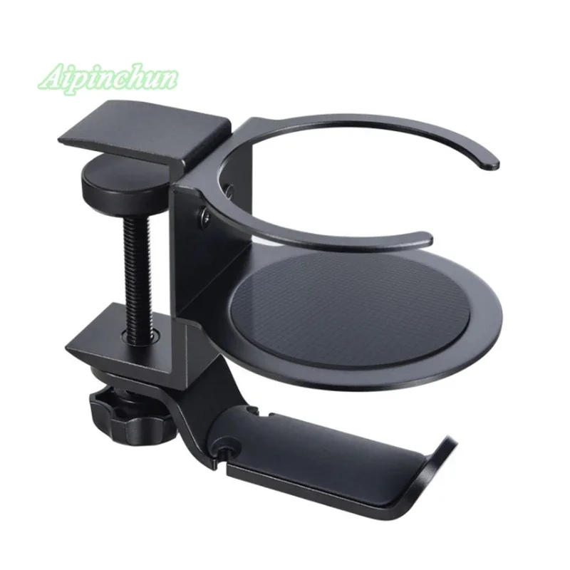 Aluminium Legierung Kopfhörer Halter Headset Halterung Aufhänger Metall Wand Clamp Haken Drehbare Kopfhörer Stehen Desktop Montieren