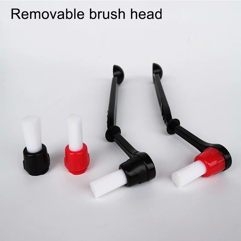 Coffee Dust Clean Brush Grinder Cleaning Brush Brewing Head Brush Plastic Handle Detachable Brush Head Sweeping Barista Tools