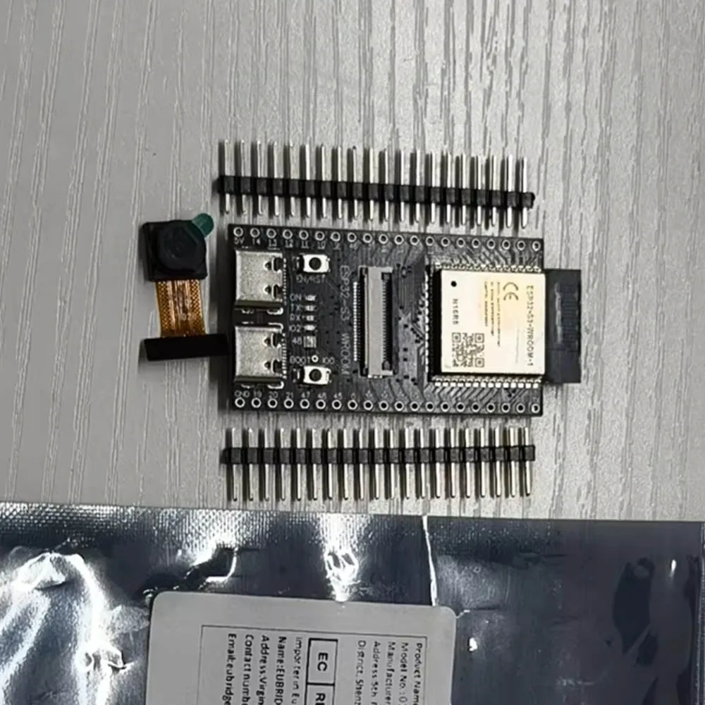 

ESP32-S3 CAM Development Board Dual Type-C Low Power WiFi Bluetooth with OV2640/OV5640/OV3660 Camera Module ESP32-S3-1 N16R8