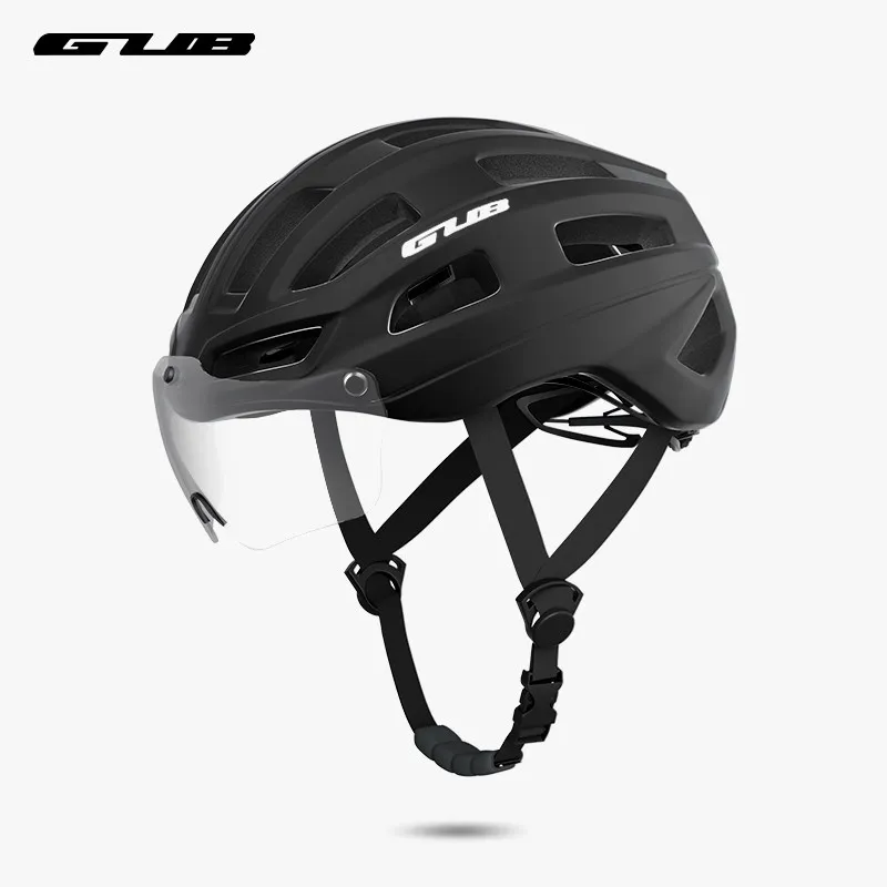 GUB Bike Helmets Smart Photochromic Visor Integrated Helmet for Men Women Ultra Light Mountain Road Bike Cycling Helmet Caps