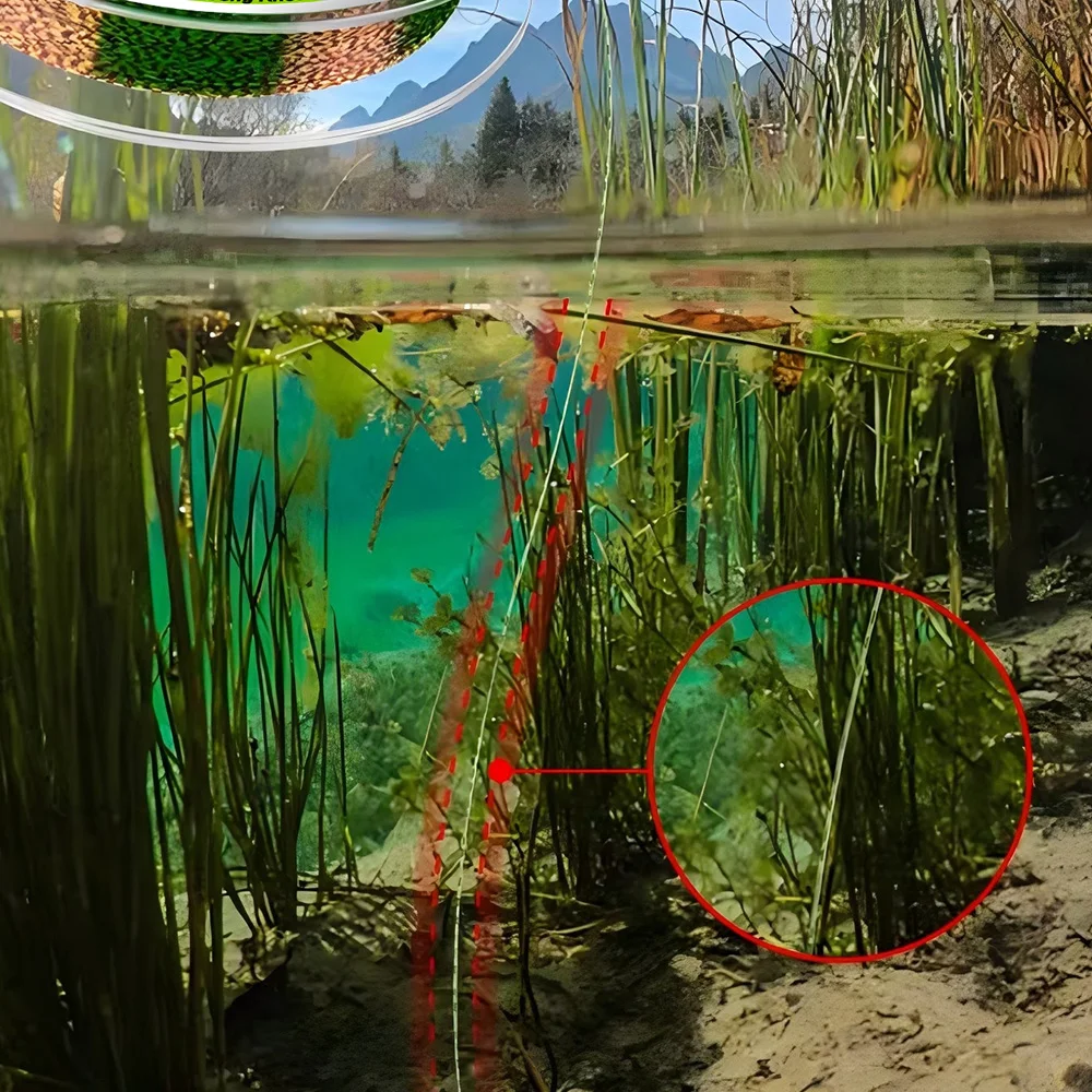 Línea de Pesca Invisible Thornsline 3000M, Línea de Monofilamento de Nailon Recubierta de Fluorocarbono de Japón, Línea de Hundimiento para Pesca en Agua Salada