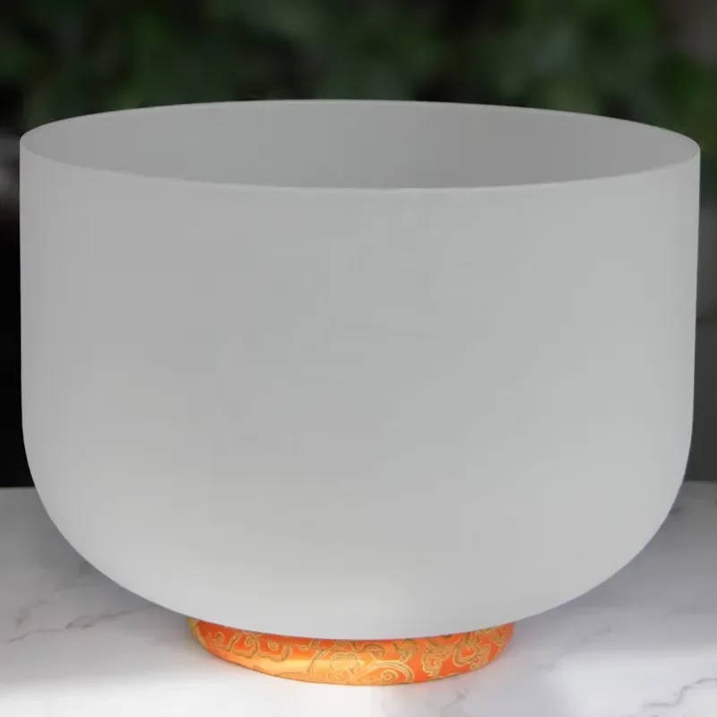432 Hz 440 Hz 16 18 20 22 Inches Perfect Tone Sound Healing Quartz Crystal Singing Bowl C/D/e/F/G/A/B Instructions