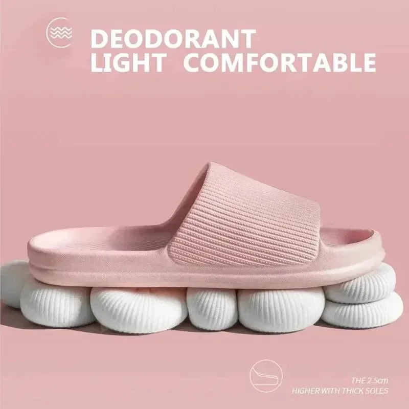 عدم الانزلاق إيفا لينة وحيد تدليك دش أحذية للنساء الرجال الأزواج مقاوم للماء المنزل الترفيه موضة شباشب حمام #5