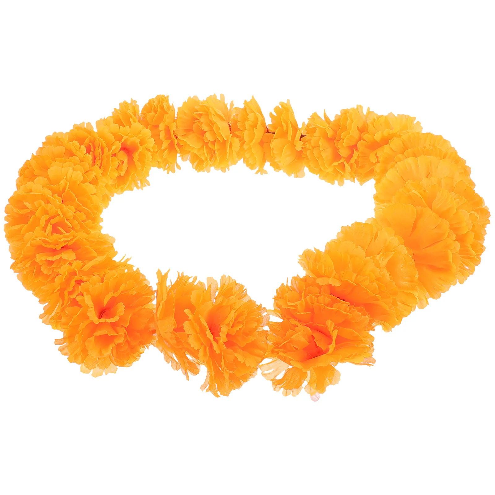 

Party Marigold Decoration Halloween Decorations Flowers Orange Silk Cloth