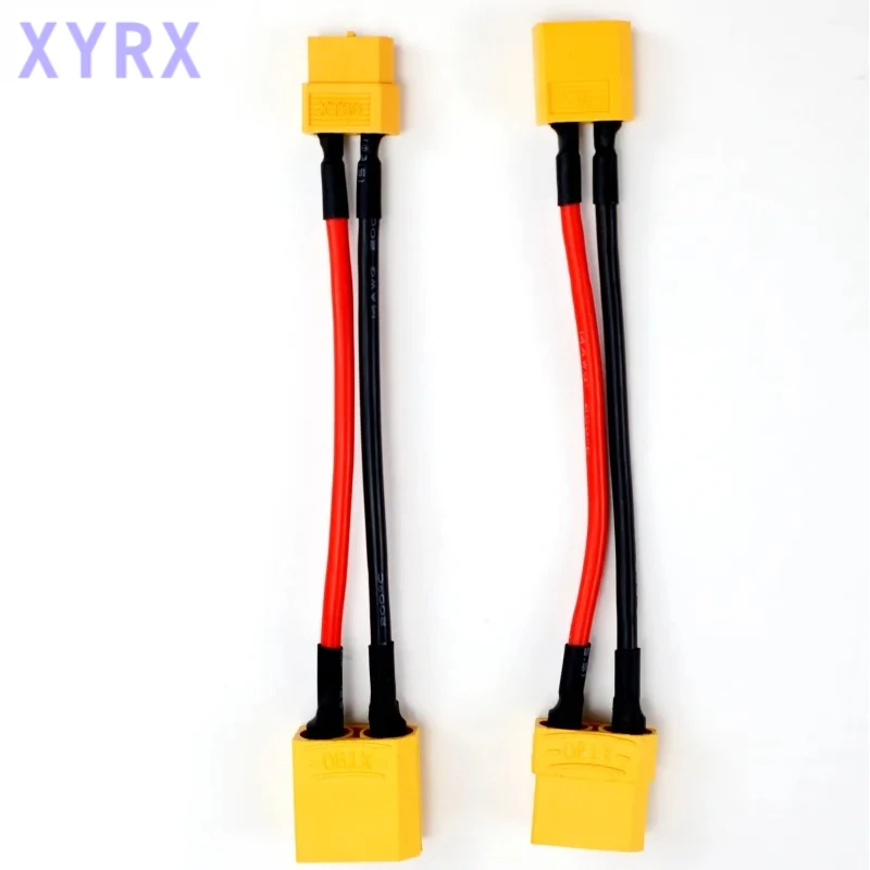 In spot 1/2/5Pcs XT60 Plug to XT90 Connector Adapter Charge Cable Lead Wire 14awg 10cm for ISDT Style Chargers