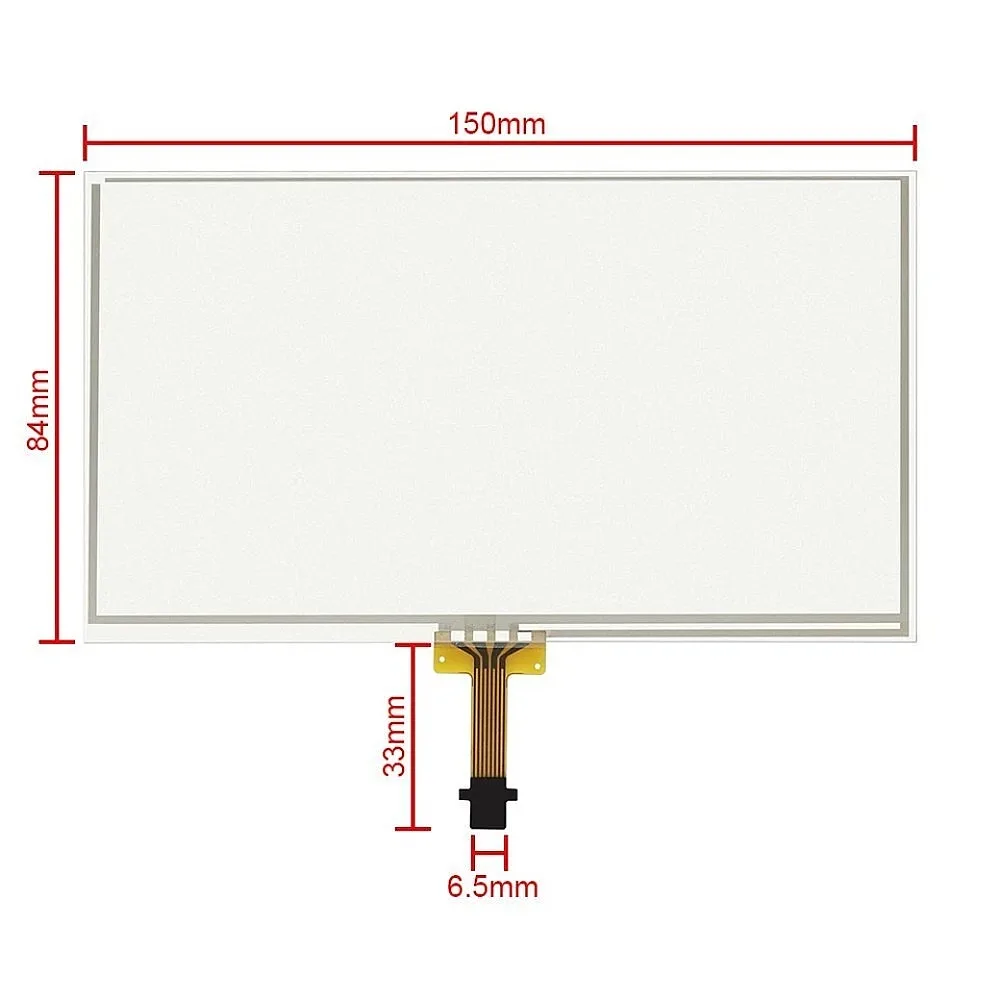 LA061WQ1(TD)(04) 6.1 Inch LCD Touch Screen Digitizer for Toyota Camry 2014-2016 Car Radio Navigation Replacement