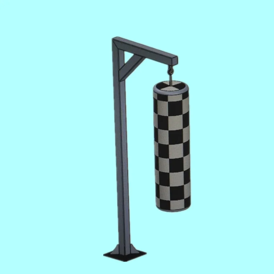 Picture 3: Boxing Punching Bag Rack Gym Sports Fitness Sandbag Hanging Shelf