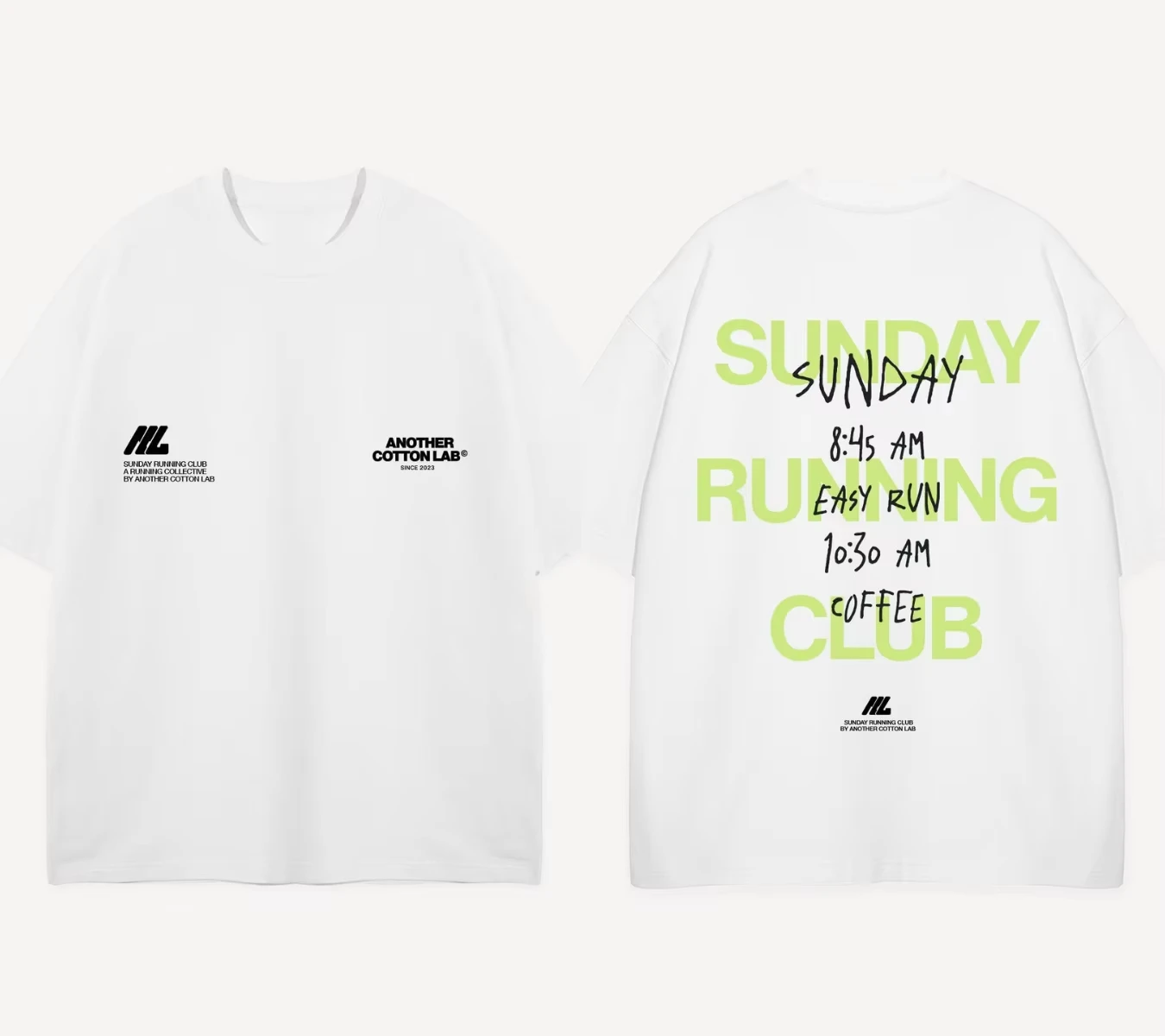 2026 Sommer Gesundheits- und Sportclub Oversized T-Shirt Another Cotton Lab für Männer und Frauen aus schwerer Baumwolle mit kurzen Ärmeln – Detail 3