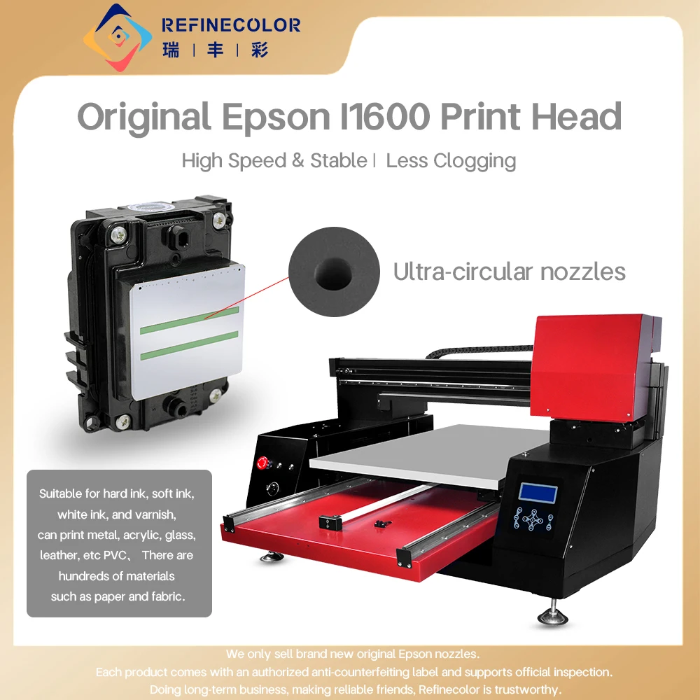 New original Epson printer nozzle I1600 A1/U1 suitable for RefinecolorDTF/DTG/UV printers, electronic accessories.