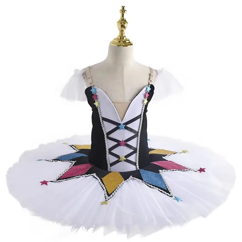 

Ballet Tutu Skirt Sling Children White Swan Lake Dance Performance Costumes Beauty Dance Clothing