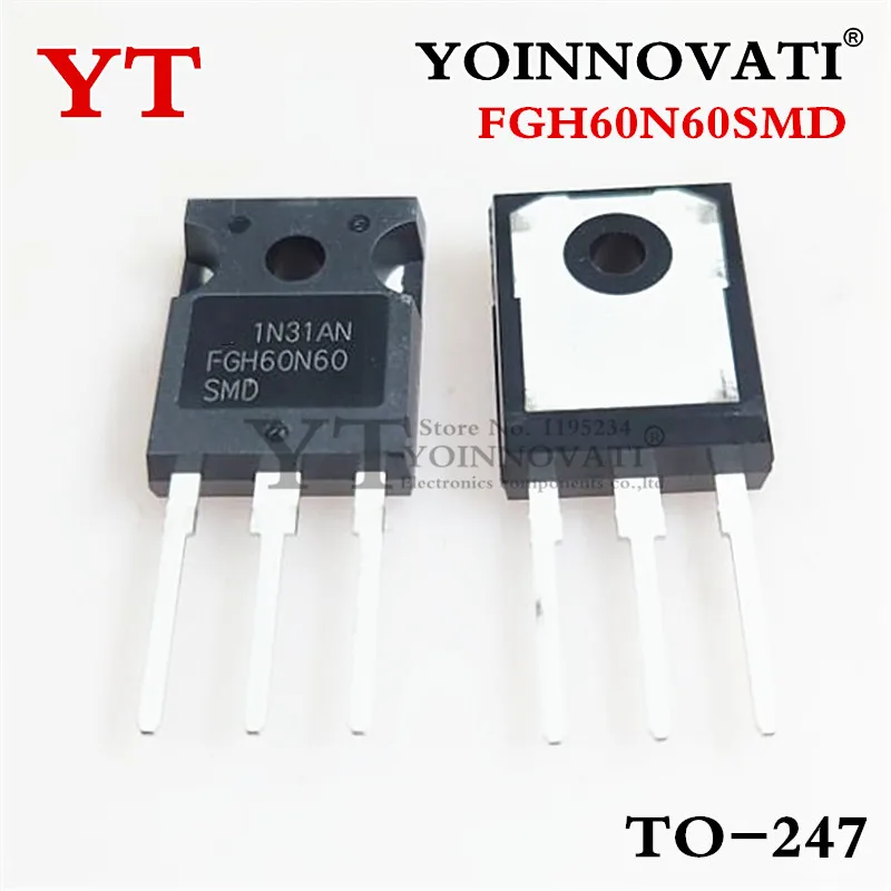 

Новый оригинальный 10 шт./лот FGH60N60SMD FGH60N60 SMD TO-247