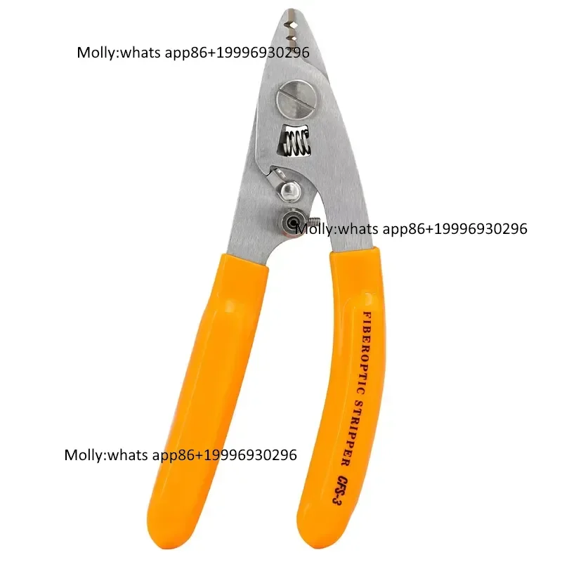 KELUSHI Stainless Steel Three Hole Miller Pliers CFS-3 FTTH Cable Miller Pliers Optical Fiber Cable Wire Stripper