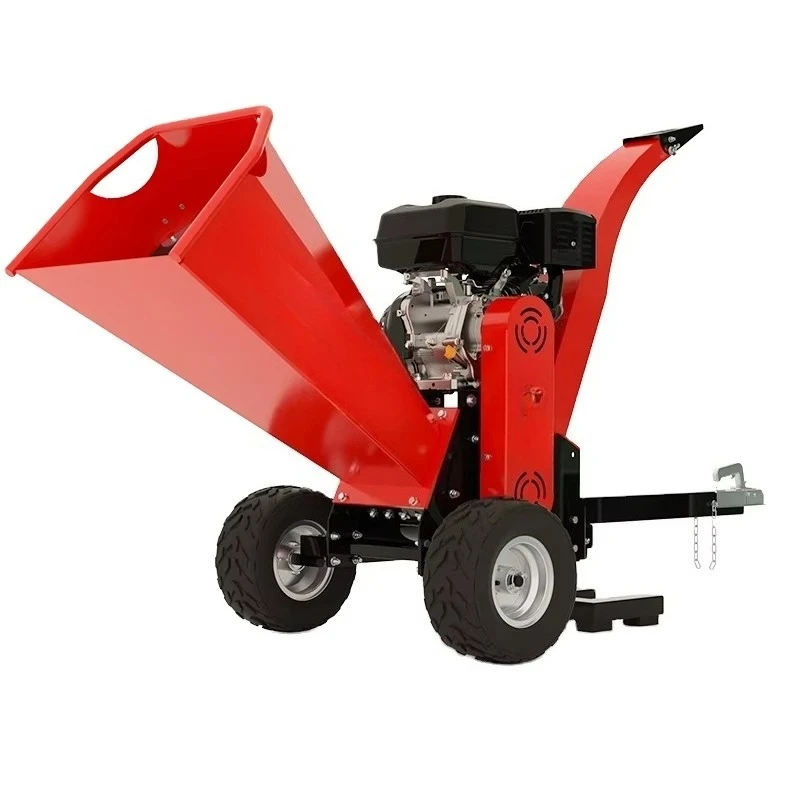 Twin Blade Rotary 15 HP Fuel Engine Forestry Branch Shredder Wood Chipper Shredder