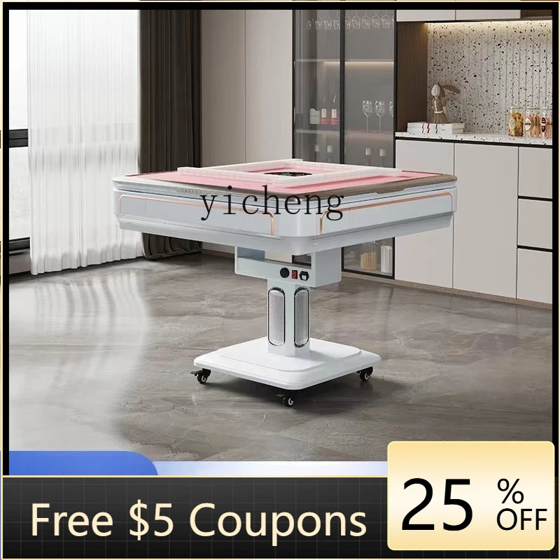 

H26 mahjong machine automatic foldable dining table dual-purpose chess and card room mobile electric silent four ports