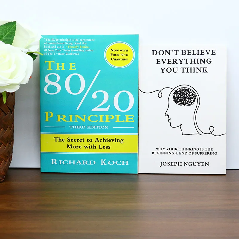 

《The 80/20 Principle》+《Don't Believe Everything You Think》A Dual-Effect Set for Efficiency Seekers Health Enthusiasts Classic