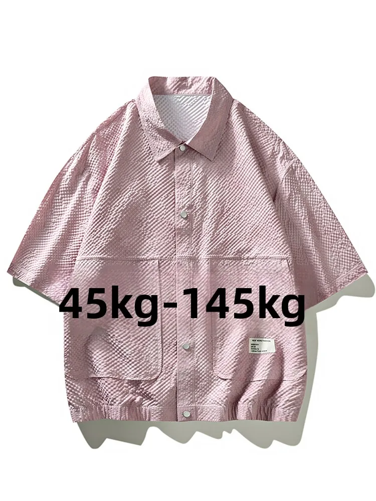 

Men's Tie Dye ort Sve Ice Silk irt Thin Texture Summer Faion Loose Fit Large Size Fat Ne Open Cardigan Top