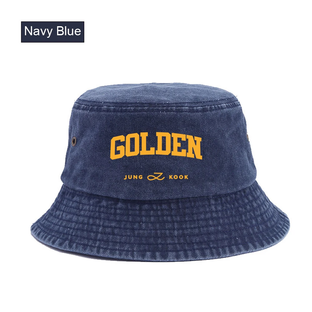 Kpop Jung Kook 1st Solo Album Golden Jungkook Bucket Hat for Men