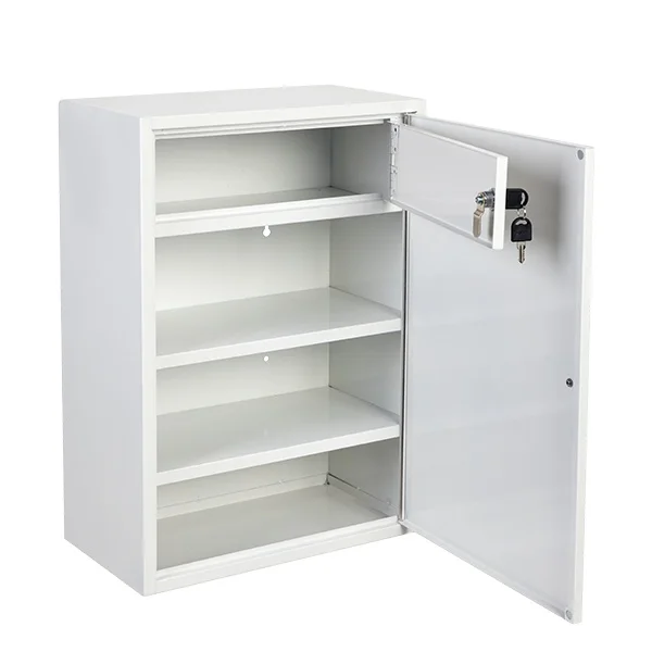 Wholesale Large First Aid Medical Box Eco-Friendly Metal Medicine Cabinet with Wall Mount Modern & Classic Design Lockable