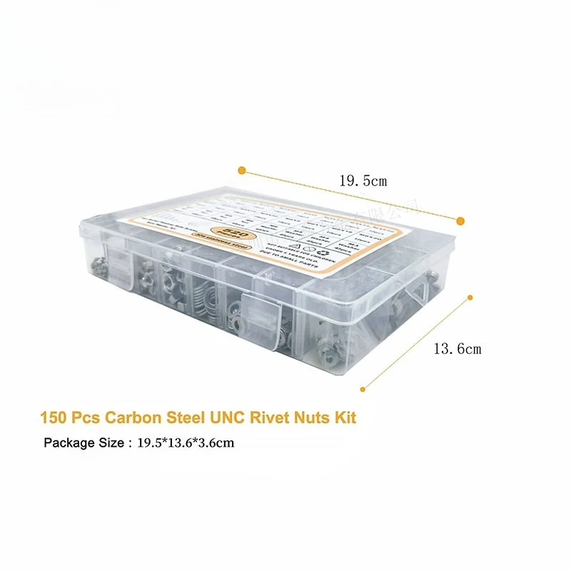 520pcs 304 Stainless Steel Hex Socket Cap Head Screws Nuts Washers Assortment Kit M3-M6