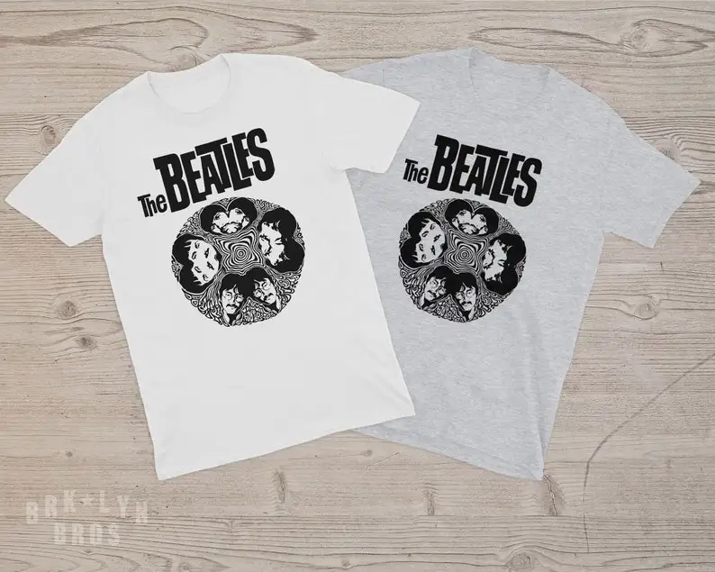 

Camiseta única de The Beatles, camiseta clásica de rock, regalo perfecto para fanáticos de la música.