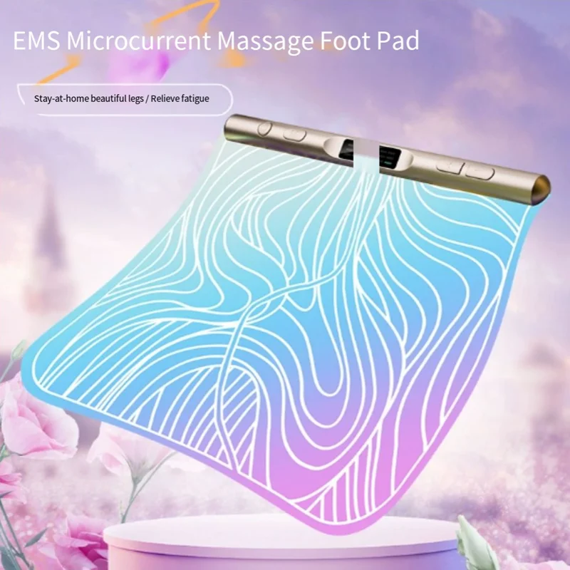 

EMS Foot Massager masajeador Mat Wireless Acupressure Muscle Stimulation Blood Circulation Portable Home Gym Feet Spa Therapy
