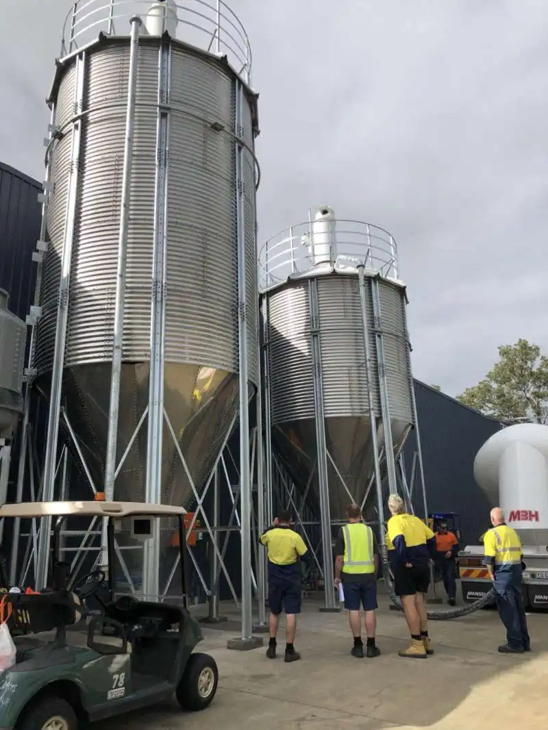 Grain Bins Barley Maize Corn Seed Grain Storage Feed Silo Paddy Feed Tower 500ton