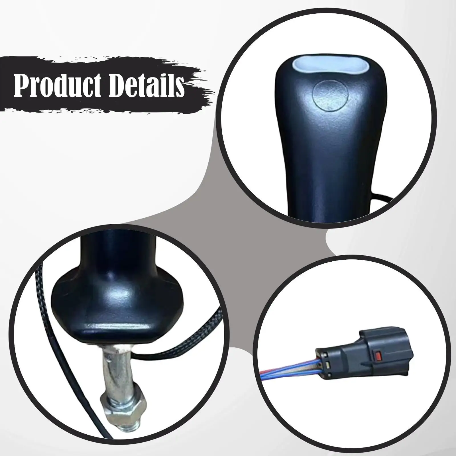 

Excavator Joystick Handle Part 2 Buttons Heavy Duty Excavator Joystick Lever