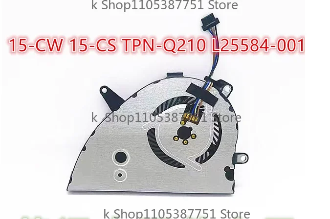 New Cooling Fan For HP 15-cs 15-cw 15-cs0061st 15-CS0003CA L25584-001 TPN-Q210 NS85B00 17K24 20N28 15-CS0006CA