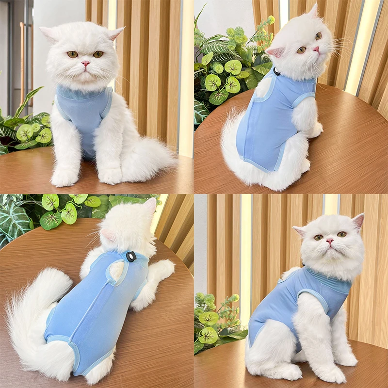 Cats Surgery Recovery Suit for Small Medium Dog Cat Vest  Pet Shirt Soft Pajama After Surgery Wear Recovery Clothes Anti Licking