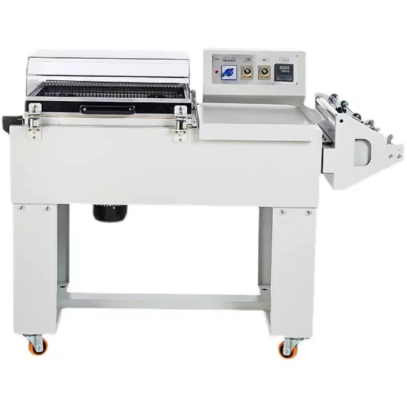 L-shaped Sealing and Cutting All-in-one Shrinking Machine Chocolate Gift Box Book/magazine Set Plastic Film Packaging