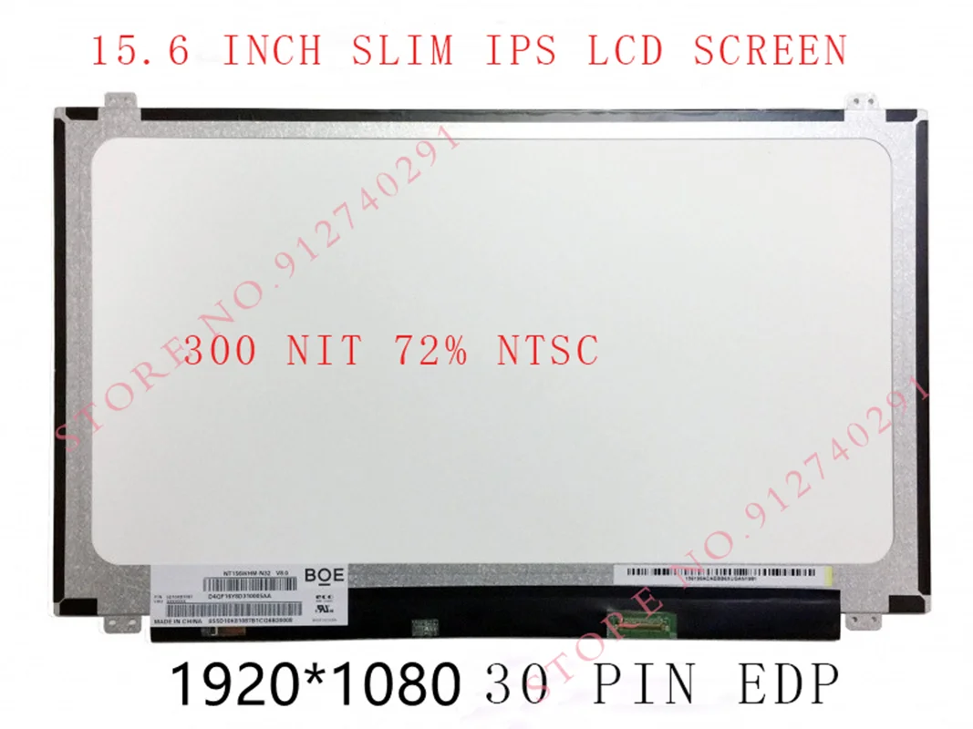 

Оригинальный 15,6-дюймовый IPS ЖК-экран для ноутбука NV156FHM-N43 LP156WF6-SPB1, совместимый с LP156WF6 SPB2 SPB5, 72% NTSC, матовый LED-дисплей