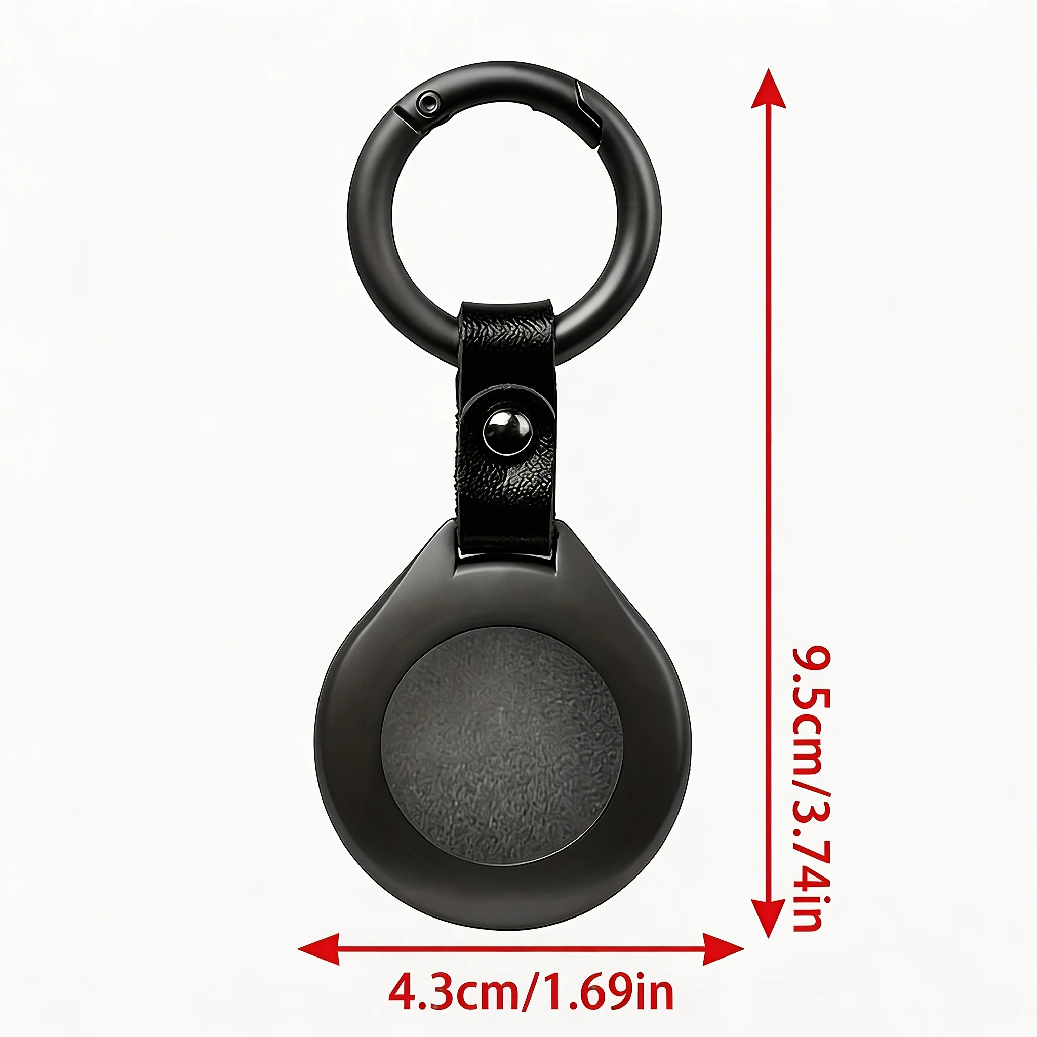 High Quality Leather Metal Pendant Protective Case For Apple Airtags Anti-collision Keychain Accessories Hot Sale Wholesale