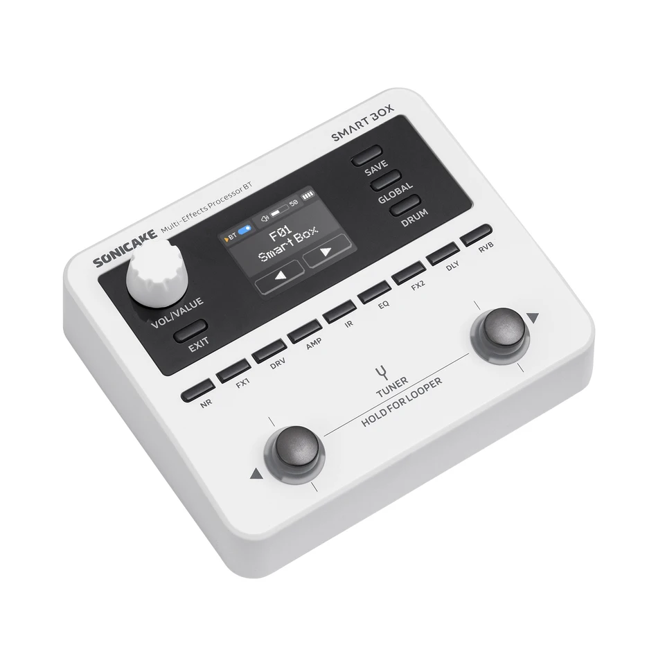 SONICAKE Smart Box Multi-Effects Processor for Guitar Bass 130+