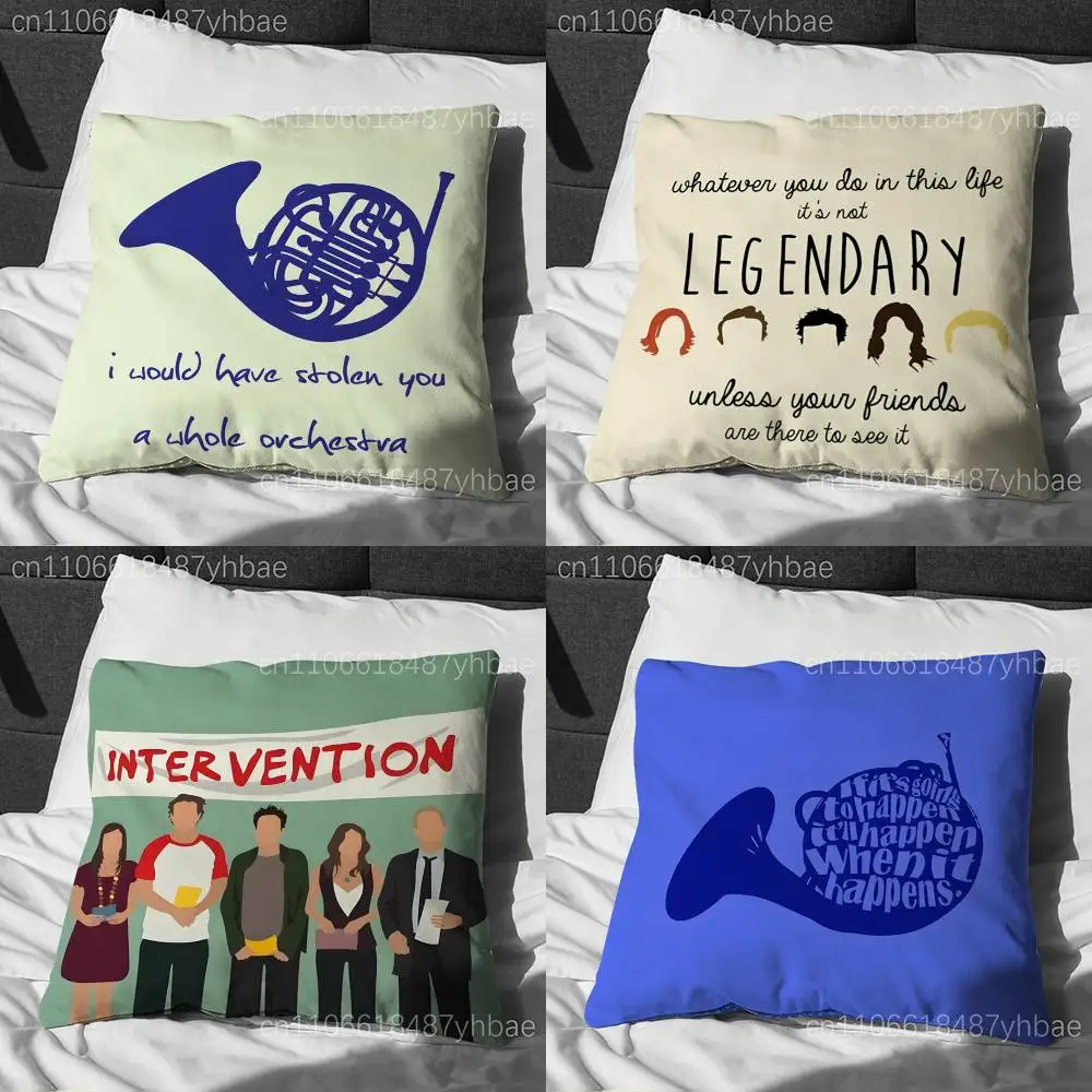

H-How I Met Your Mother HIMYM Cushion Cover Pillow Cover Decor Pillowcase Printed Cushion Case For Couch