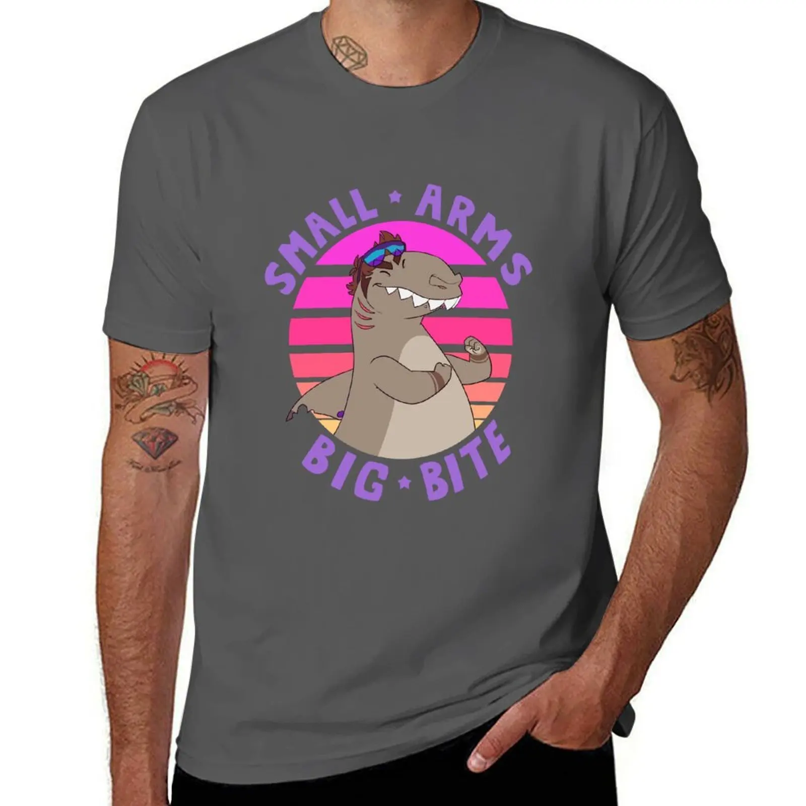 

Small Arms . Big Bite T-Shirt Plus Size Lightweight Top