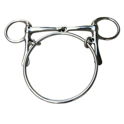 Edelstahl Dexter Racing Bits halbe Cheecks Bit Pferde ausrüstung 5 Zoll