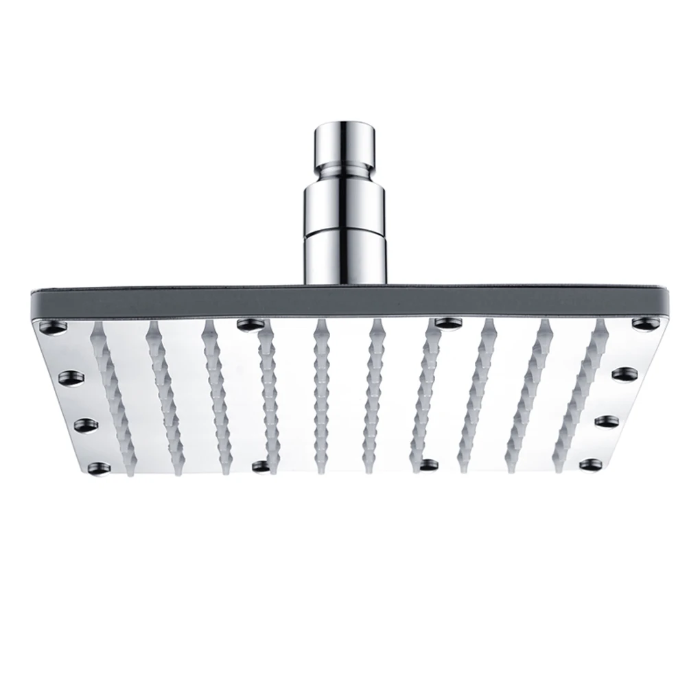 Top Shower LED Color Changing Rainfall Top Spray 6-inch Ceiling Shower , 3 Colors, Blue, Pink, Red