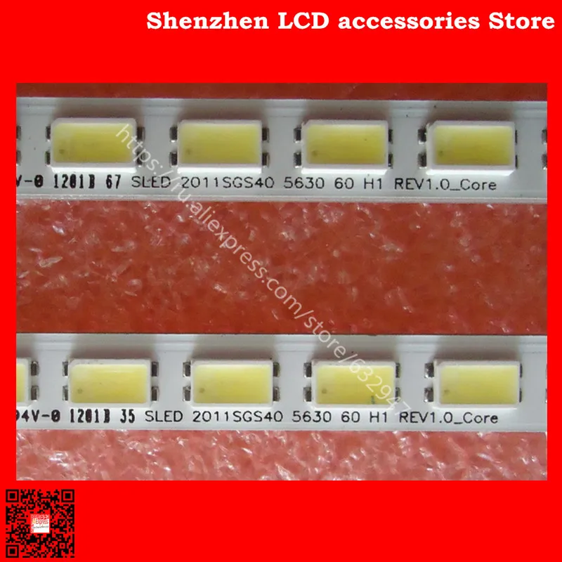 100%NEW   FOR Samsung LJ64-03567A SLED 2011SGS40 5630 60 H1 REV1.0 1PCS=60LED  452MM  Product  is  same  the picture