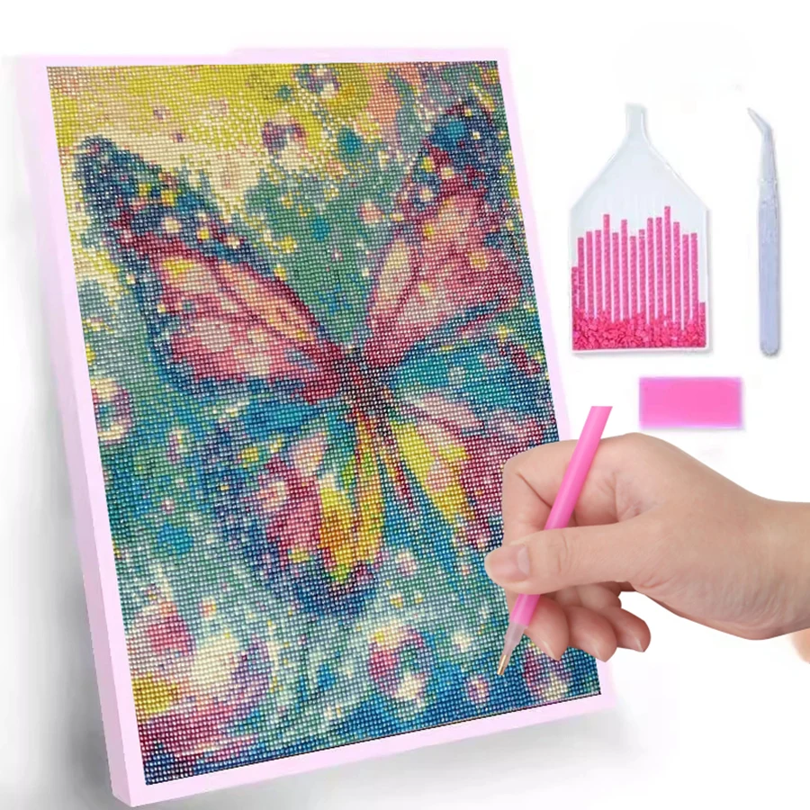 DIY Rainbow Horse Unicorn Land - Embroidery Unicorn ulasan dan harga