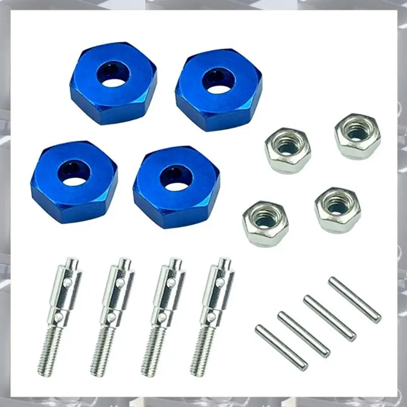 LD-P06 5Mm To 12Mm Metal Combiner Wheel Hub Hex Adapter For LDRC LD-P06 LD P06 Unimog 1/12 RC Truck Car Accessories
