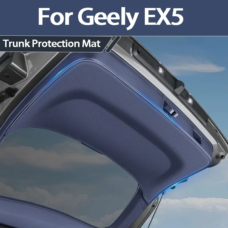 For Geely EX5 Proton eMas 7 2024-2026 Trunk Tailgate Protective Mat Anti Scratch Protection Pad Car Interior Accessories