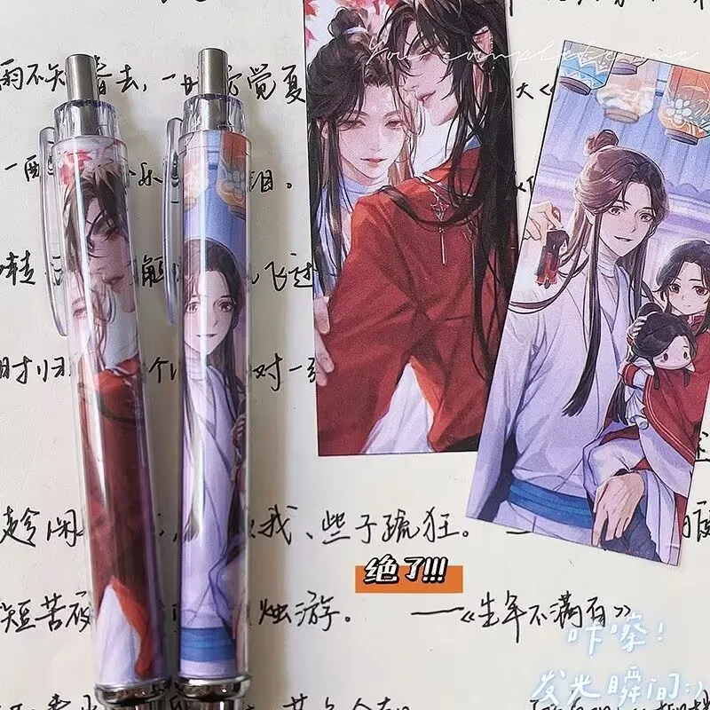 قلم جل أصلي "Heavenly Official Bestows Blessings" للطالبات الرسوم المتحركة 0.5 قلم جل أسود Xie Lian Hua cheng #4